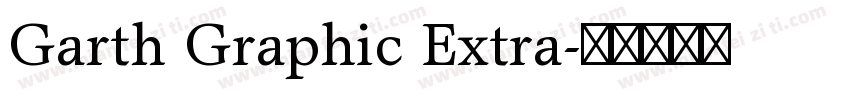 Garth Graphic Extra字体转换